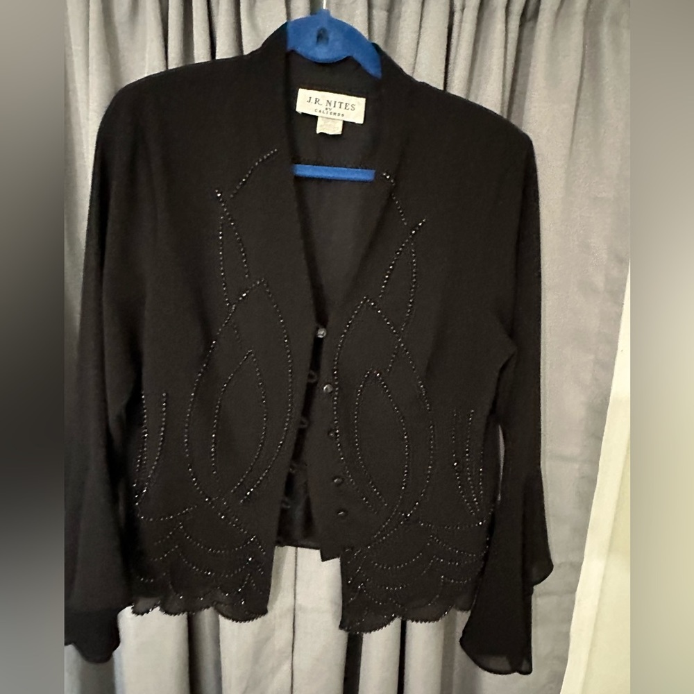 Beaded evening jacket